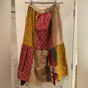 Honeybea patchwork skirt